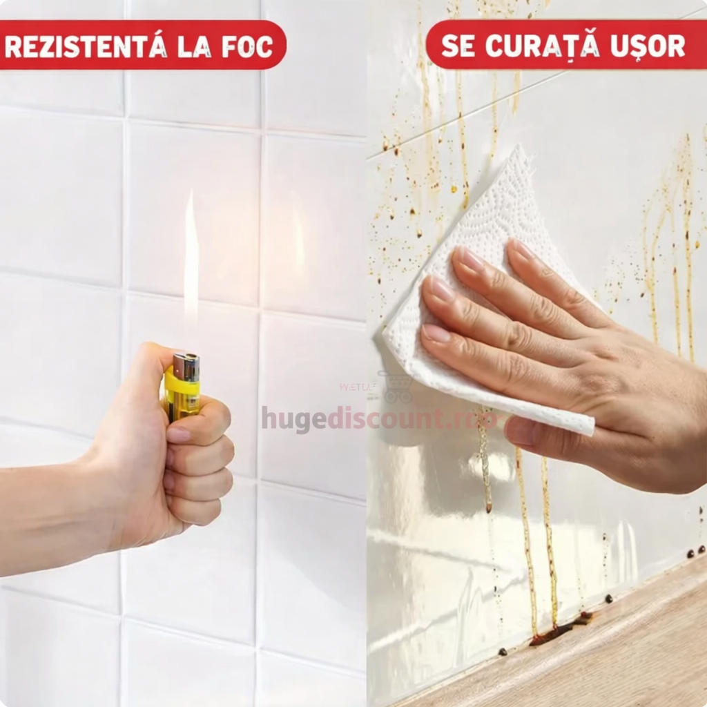 Folie magică transparentă de protecție - 60cm x 200cm pentru bucătărie +1 🎁CADOU