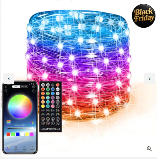 Banda Smart Led RGB WIFI 5 -16Milioane de Culori, Reactie Sonora, Control Vocal, 5 metri